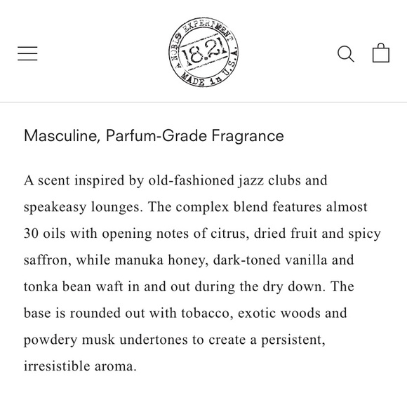 ❌SOLD❌ 18.21 Man Made Sweet Tobacco - Picture 5 of 5